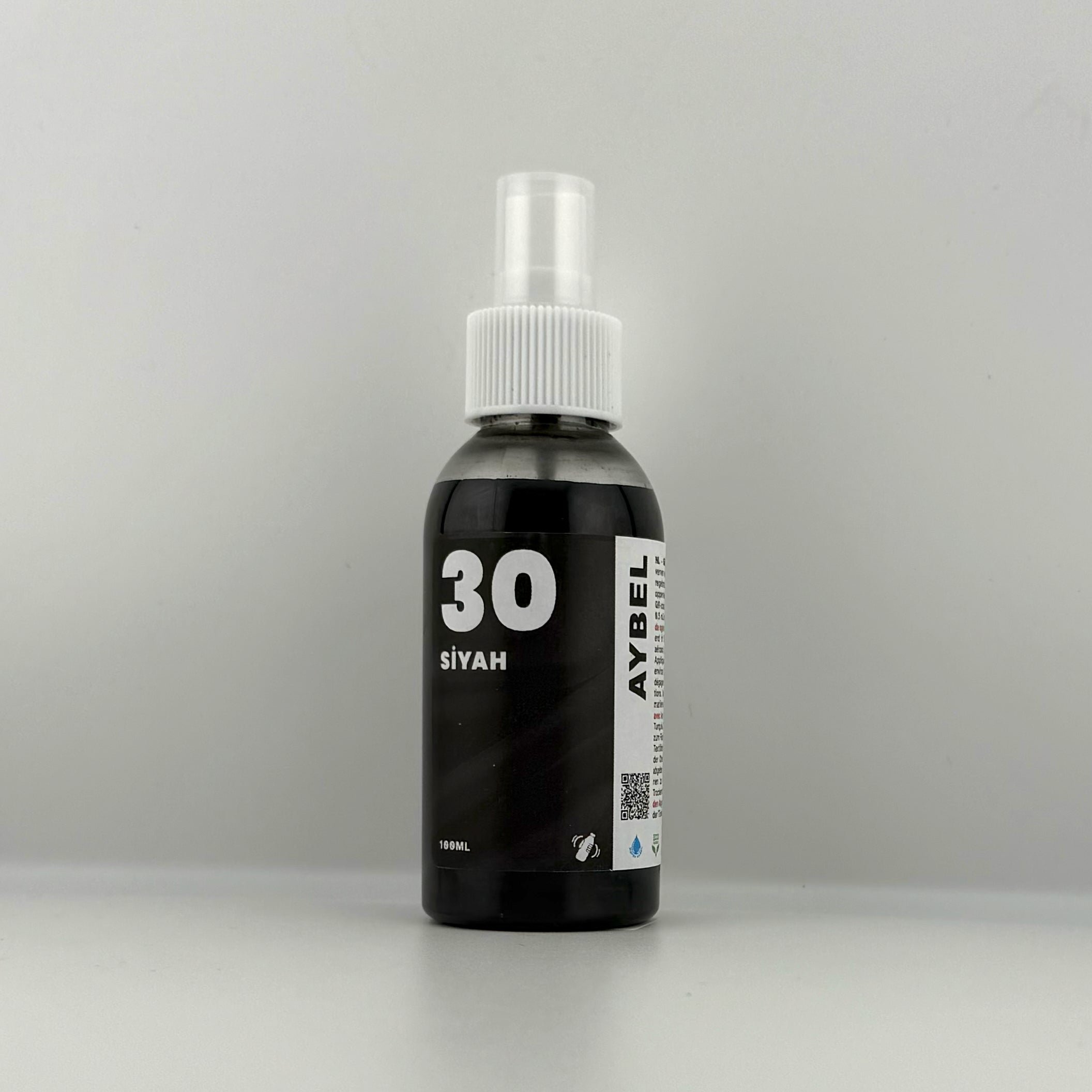 Svart textilfärgspray
