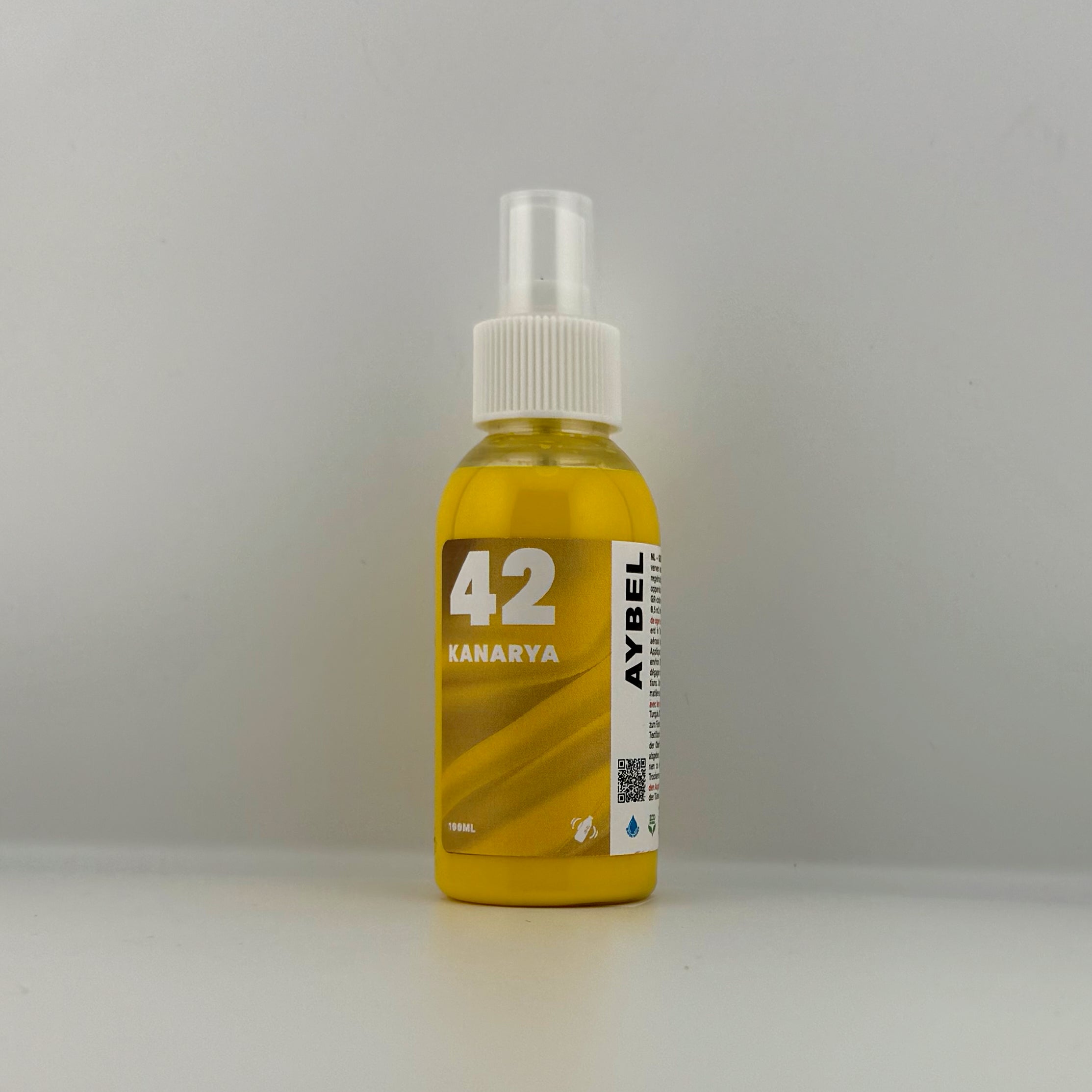 Kanariegele textielverfspray