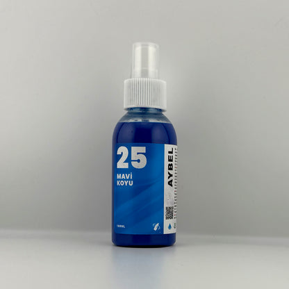 Niebieski spray do barwienia tkanin