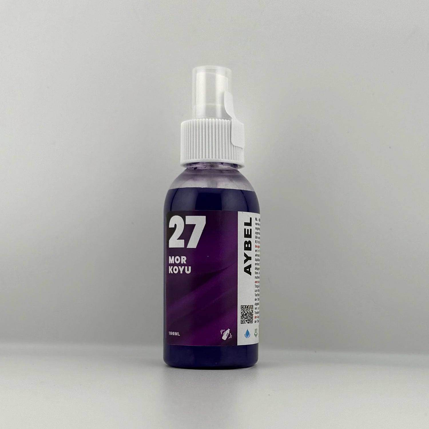 Dunkelviolettes Textilfarbspray