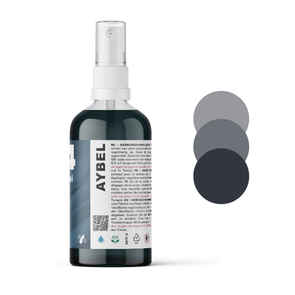 Antracitfärgspray för tyg