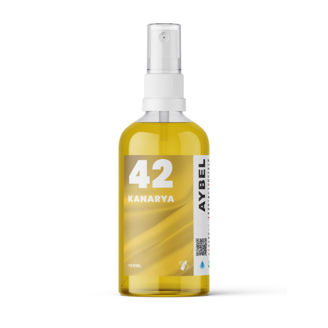 Kanariegul tekstilfarvespray