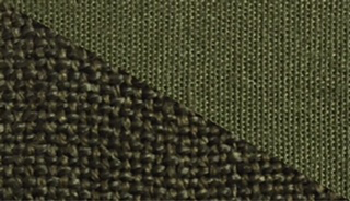 Fabric swatch dyed in army green, demonstrating the vibrant color achieved with our dye on different fabrics